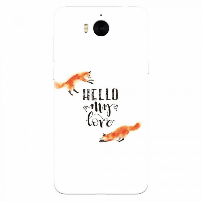 Husa silicon pentru Huawei Y5 2017, Hello My Love