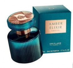 Apa de parfum Amber Elixir Crystal Oriflame foto