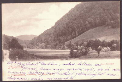 350 - ANINA, Caras-Severin, Defileul, Romania - old postcard - used - 1909 foto