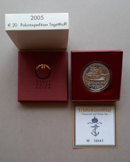 Moneda de argint - 20 Euro 2005 Austria - calitate Proof foto