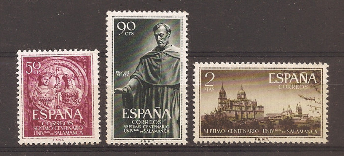 Spania 1953 - 700 ani de la &icirc;nființarea Universității din Salamanca, MNH