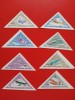 QU AITI STATE, SPACE - SERIE COMPLETĂ MNH IMPERF., Nestampilat