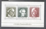 Germany Bundes 1969 50 women&#039;s rights in Germany perf. sheet Mi.B5 MNH DA.177, Nestampilat