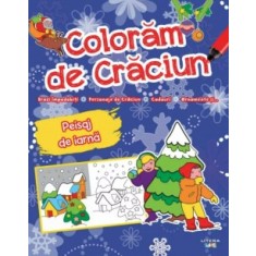 Coloram De Craciun. Peisaj De Iarna