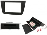 Rama Radio Dublu DIN + Incarcator Wireless 5W Seat Altea (2004-2015), Toledo (2004-2009), Negru