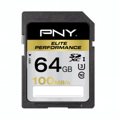 PNY 64GB Elite SDHC 100/90MB/s UHS-I U3, Class 10 foto