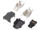Conector IX Industrial Mufă Mamă Aurit 10 PIN 6.3-7.2mm