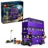 LEGO Harry Potter Knight Bus (76446) + 5 minifigurine, Autobuzul Magic, Jucărie construcție, 8 ani+