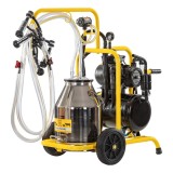 Aparat de muls oi, 2&nbsp;posturi, 1&nbsp;bidon inox de 30&nbsp;litri
