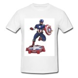 Tricou &quot; Captain America - statue diamond select &quot;