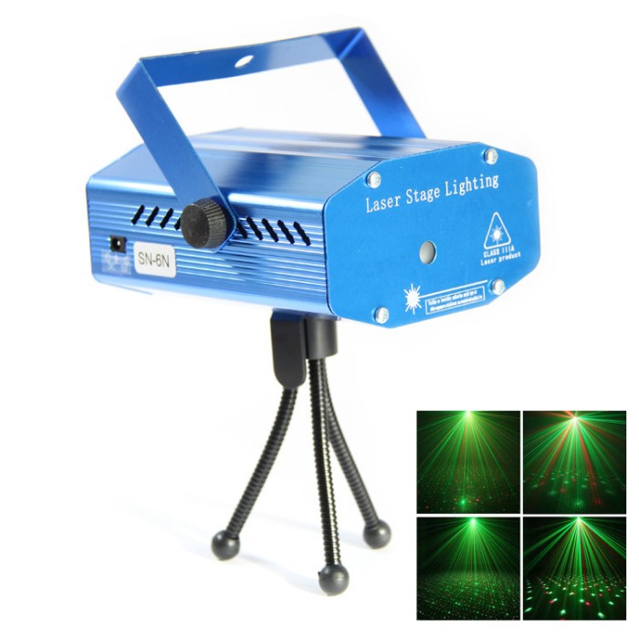 Mini proiector laser lumini