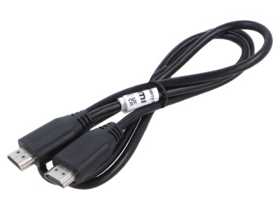 Cablu de conectare negru 1m foto