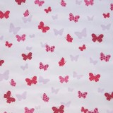 Tapet copii, fluturi, alb, rosu, tineret, dragut, Attractive, 36933-1