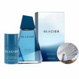 Cumpara ieftin Set Apa de parfum Glacier 100 ml, roll-on antiperspirant pentru barbati 50ml si Insigna dactylion cu mesaj motivational, Oriflame