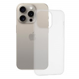 Husa Silicon iPhone 15 Pro Max Transparenta CSTH