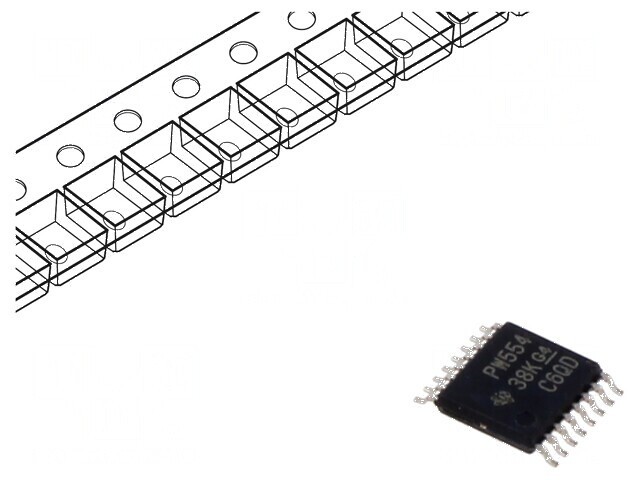 Interfață Extensie I/O I2C SMBus 1,65-5,5VDC SMD TSSOP16