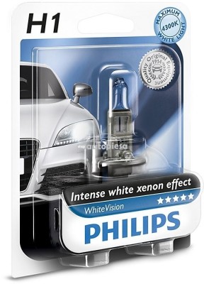 Bec Philips H1 WhiteVision 12V 55W 12258WHVB1 foto