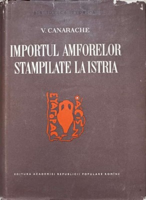 IMPORTUL AMFORELOR STAMPILATE LA ISTRIA-V. CANARACHE-237490 foto
