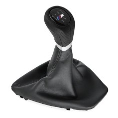 Manson schimbator viteze cu nuca si saculet MOTOR10 pentru BMW Seria 3 E90 E91 E92 E93, 5 viteze, sigla M Performance