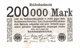 Germania 200 mii Mark 1923 (uniface) - V19, P-100 UNC !!!