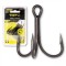 Ancora Black Cat No.2/0 Treble Hook DG Coating