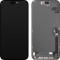 Display cu Touchscreen ZY pentru Apple iPhone 16 Plus, cu Rama, Versiune LCD In-Cell, Negru