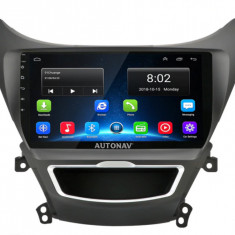 Navigatie Hyundai Elantra 2013-2015 AUTONAV PLUS Android GPS Dedicata, Model Classic, Memorie 16GB Stocare, 1GB DDR3 RAM, Display 9" Full-Touch, WiFi,