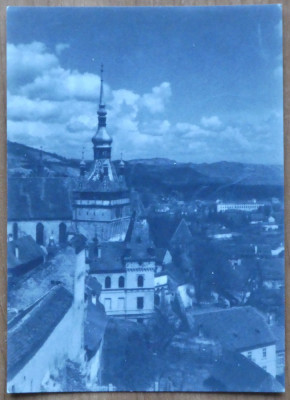 Fotografie interbelica mare, Sighisoara foto