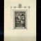 Croatia 1943 - Expo filatelic Zagreb, colita neuzata