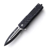 Cumpara ieftin Cutit pliabil Foxter, tip briceag, 21 cm, otel inoxidabil, clema de agatare, maner metal