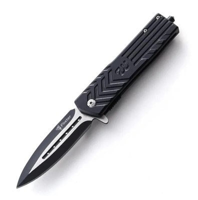 Cutit pliabil Foxter, tip briceag, 21 cm, otel inoxidabil, clema de agatare, maner metal foto