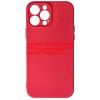 Husa Silicon Raspberry iPhone 13 Pro Max, High Copy, Protectie Premium