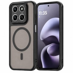 Husa pentru Motorola Moto G87 / G77 / G67 Asteroid GSM HaloFrost II MagSafe, Black