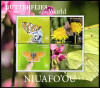 Niuafo`ou 2020, Fluturi, Flora, serie neuzata, MNH, Fauna, Nestampilat