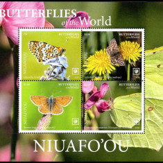 Niuafo`ou 2020, Fluturi, Flora, serie neuzata, MNH
