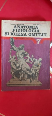 ANATOMIA FIZIOLOGIA SI IGIENA OMULUI CLASA A VII A MANDRUSCA ,PETEANU foto