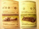 2 perechi (4val) Union Island Grenadines of St.Vincent - Automobile 1985, Nestampilat