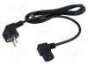 Cablu 3x0,75mm2 PVC 1,5m negru 10A 250V POS