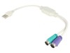 Adaptor USB la PS/2 cu 2 Sockets