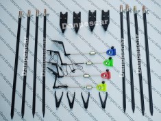 Set 4 Avertizori WINDBLADE 617 cu 4 swingere MKM2 cu iluminare si 8 Tije