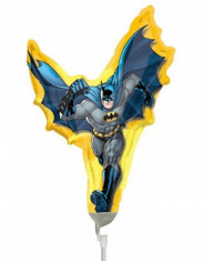 Balon Mini Figurina Batman, 23 cm, umflat + bat si rozeta, 17754 foto