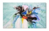 Cumpara ieftin Tabou abstract pictat manual birou, living, dormitor - Vortex - 100x60cm ulei pe panza, spectaculos