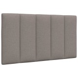 VidaXL Pernă pentru tăblie de pat, gri taupe, 80 cm, material textil 4019139