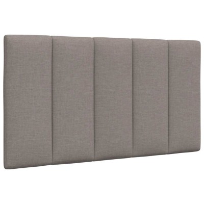 vidaXL Pernă pentru tăblie de pat, gri taupe, 80 cm, material textil 4019139 foto