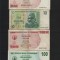 Set 4 bancnote Zimbabwe #3