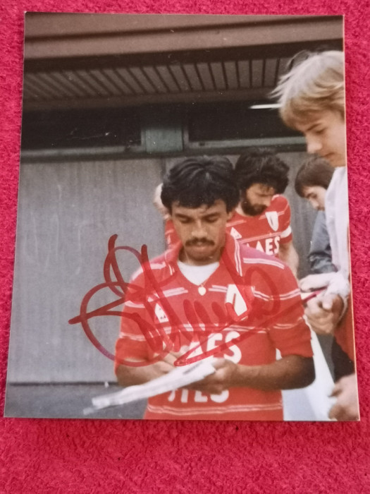 Foto fotbal cu autograf original jucatorul Simon TAHAMATA (Olanda)
