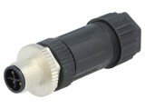 Mufă M12 4-PIN pe Cablu cu Şurub