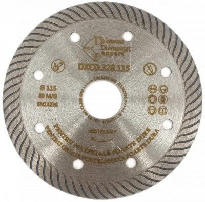 Disc DiamantatExpert pt. Portelan dur, Placi ceramice dure 115x22.2 (mm) Ultra Premium - DXCD.CD.328.115 foto