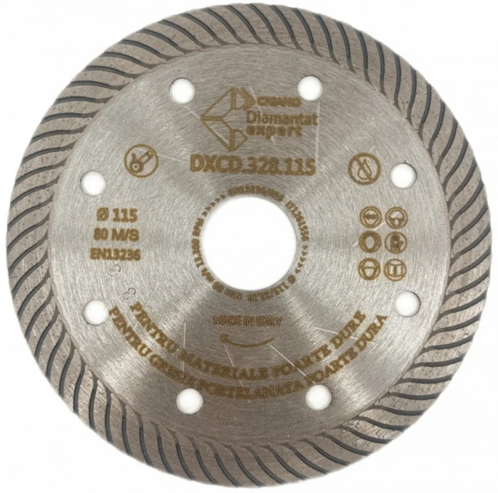 Disc DiamantatExpert pt. Portelan dur, Placi ceramice dure 115x22.2 (mm) Ultra Premium - DXCD.CD.328.115