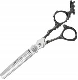 WOLF Foarfece de filat dreapta 6,0 Bird-y offset pentru tăierea părului &icirc;n salon, linia Professional